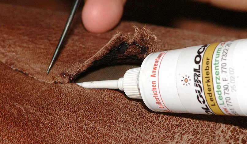 best glue for leather to wood