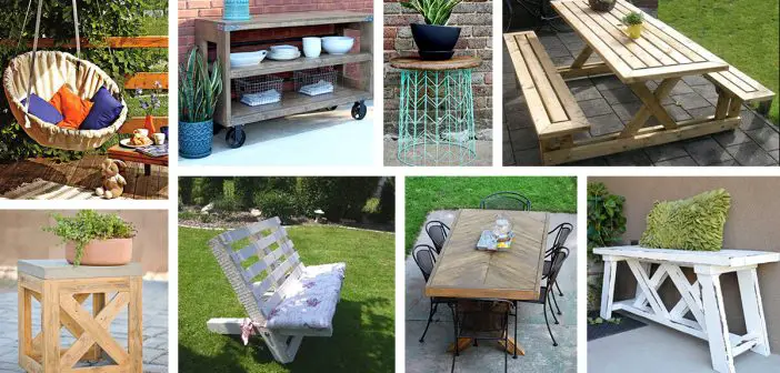 Cheap DIY Garden Furniture: A Selection of Creative and Inspiring DIY Projects