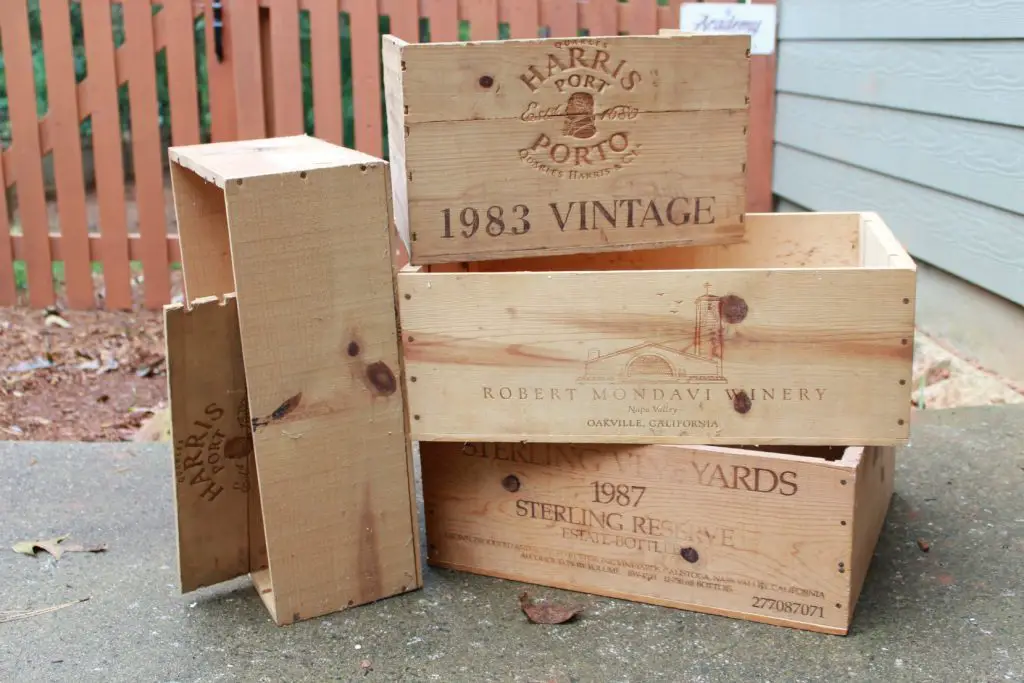 Recycled Wine Crates With Style!