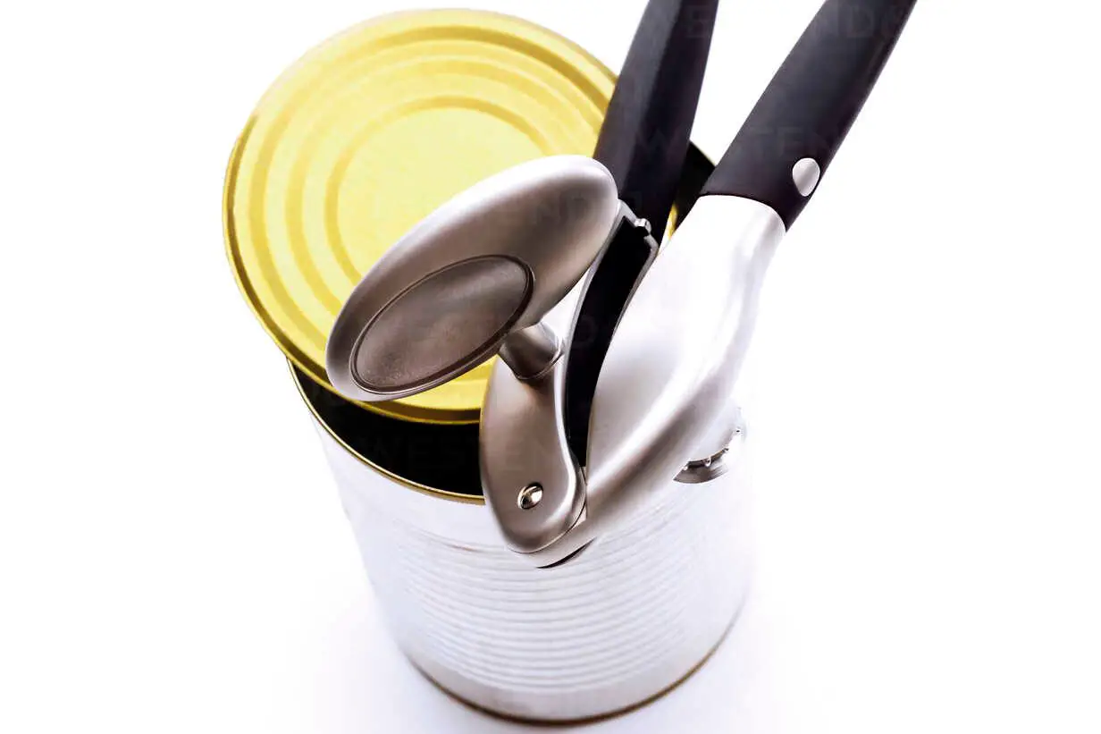 using a can opener