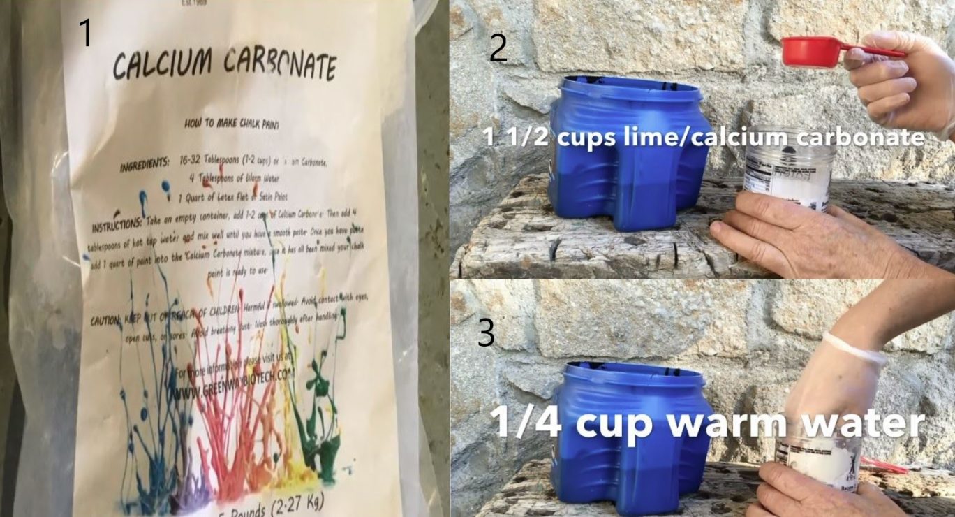 Make Chalk Paint With Calcium Carbonate